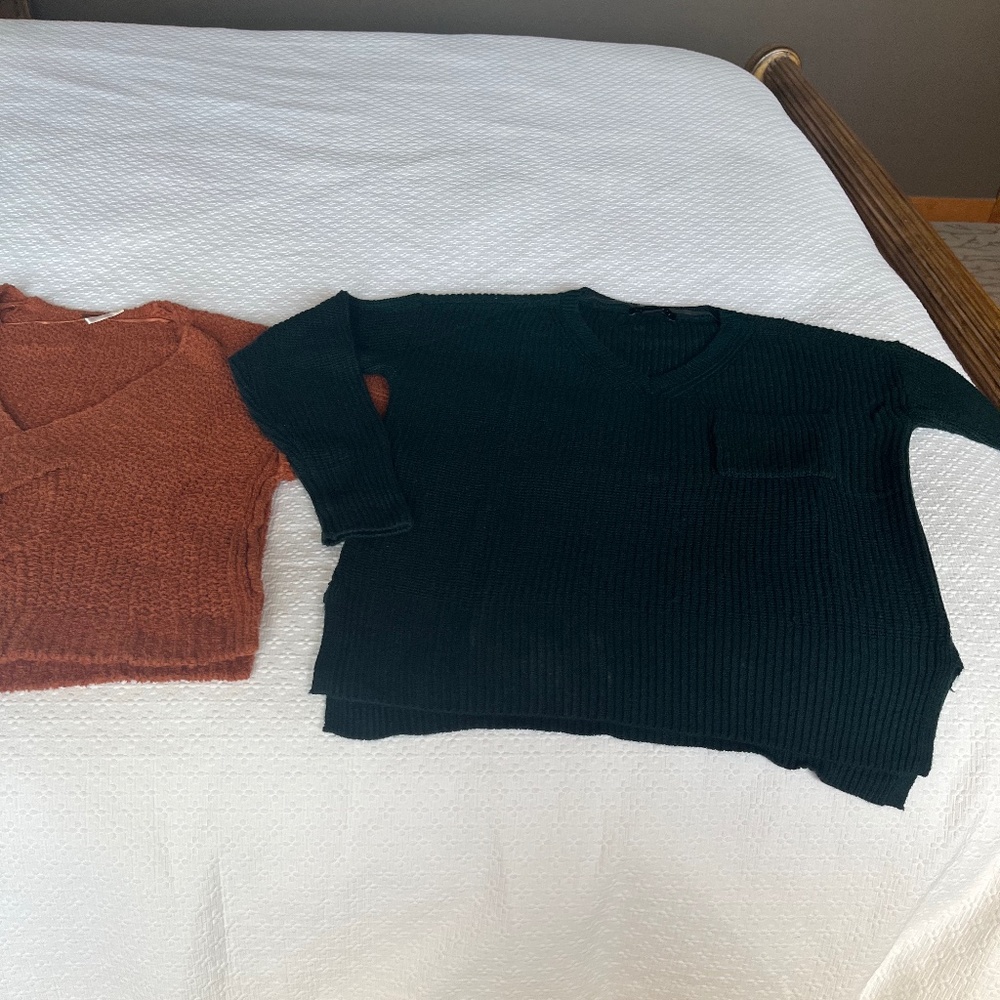Free People and Sanctuary Sweaters